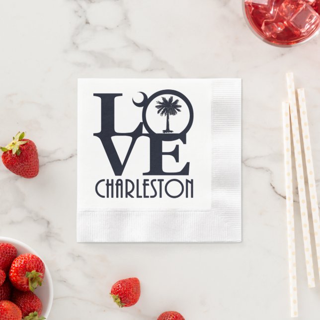 LOVE Charleston South Carolina Napkins (Insitu)