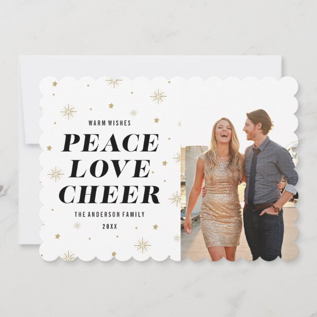 Love & Cheer 2 | Holiday Photo Card (Front)