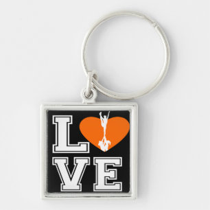 Love Cheerleading Keychain
