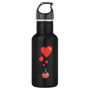 Love Chemistry Flask of Hearts Water Bottle