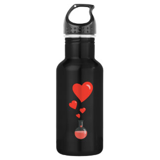 Love Chemistry Flask of Hearts Water Bottle