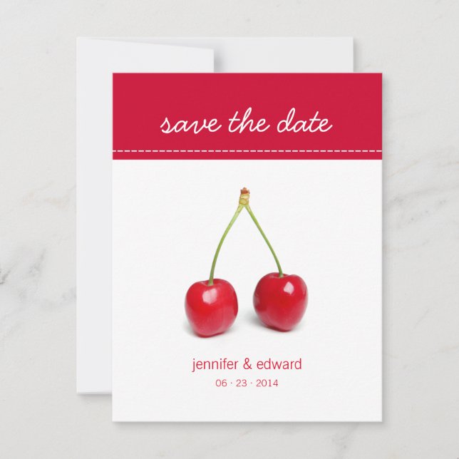Love Cherries - Save the date announcement (Front)