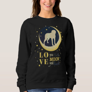 Love Chesapeake Bay Retriever To The Moon Sweatshirt