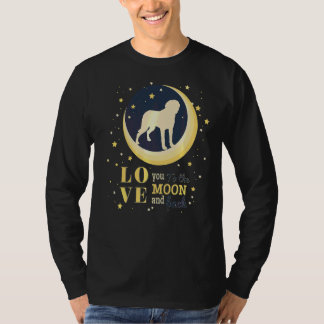 Love Chesapeake Bay Retriever To The Moon T-Shirt