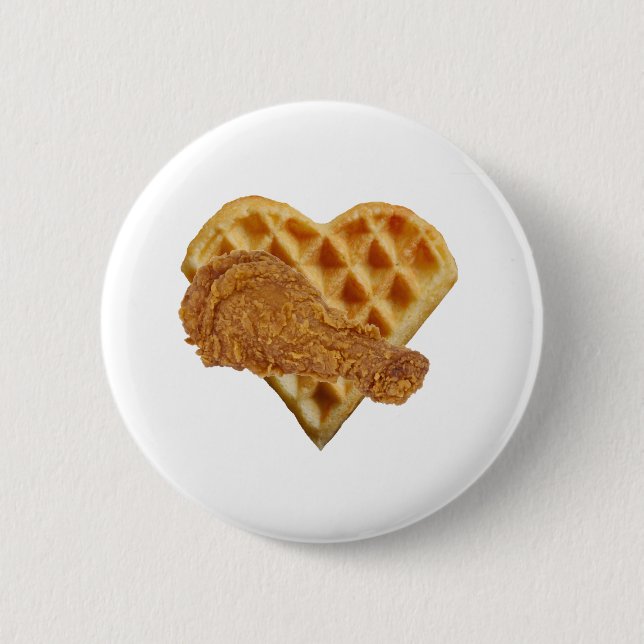 love chicken waffles button (Front)