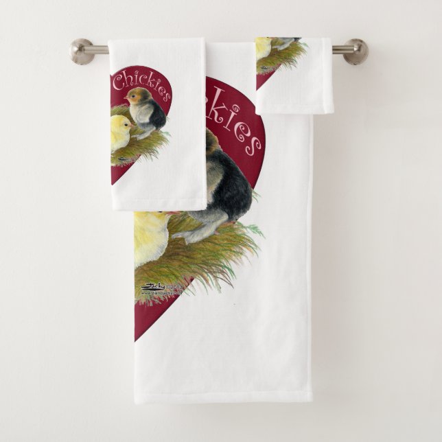 Love Chickies Bath Towel Set (Insitu)