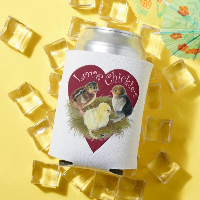 Love Chickies Can Cooler (In Situ Summer)