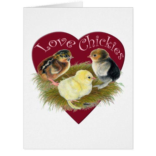 Love Chickies Cards (Front)