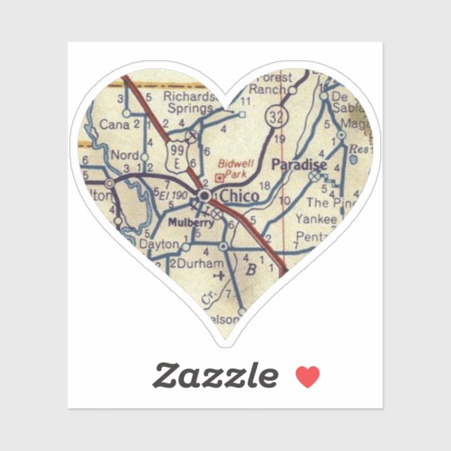 Love Chico California Sticker (Sheet)