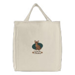 Love Chihuahua Embroidered Tote Bag at Zazzle