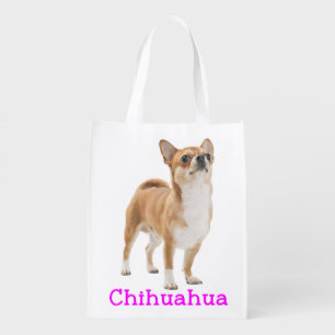 Love Chihuahua Puppy Dog Grocery Bag