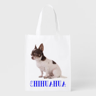 Love Chihuahua Puppy Dog Grocery Bag