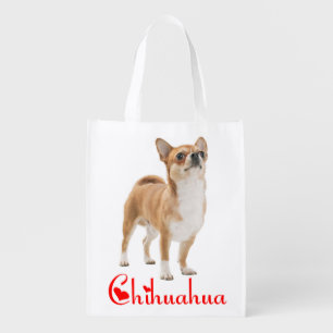 Love Chihuahua Puppy Dog Grocery Bag