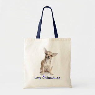 Love Chihuahuas Canvas Budget Tote Bag