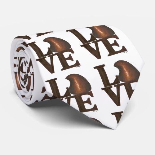 LOVE Chocolate Drop Valentines Day Valentine Tie