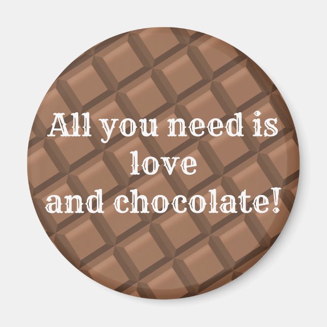 Love & Chocolate Magnet (Front)
