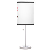 Love Chocolate Phantom Cockapoo Cavapoo Dog Table Lamp (Right)