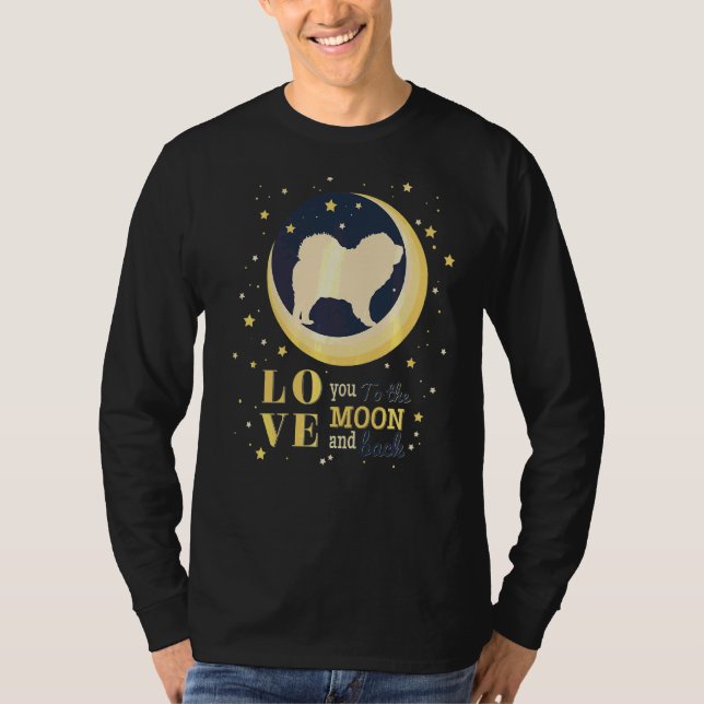 Love Chow Chow To The Moon T-Shirt (Front)