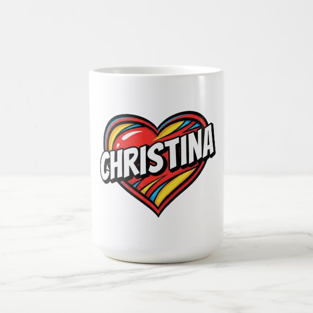 Love Christina Coffee Mug (Center)