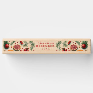 Love Christmas Cookies Watercolor Topple Tower