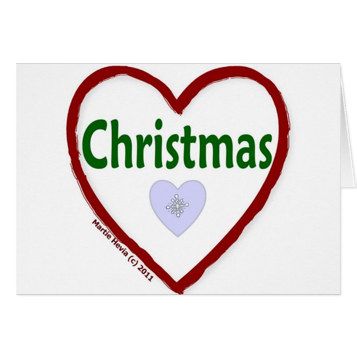 Love Christmas Greeting Card