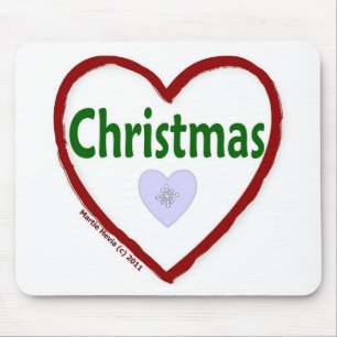 Love Christmas Mouse Pad