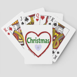 Love Christmas Poker Cards