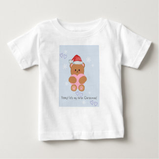 Love Christmas teddy bear Baby T-Shirt