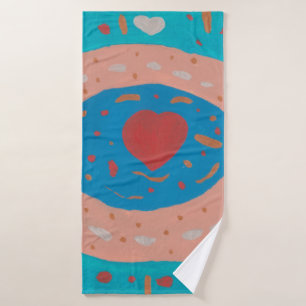 Love Circles Bath Towel