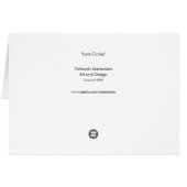 Love Circles - card (Back Horizontal)