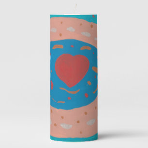 Love Circles Pillar Candle