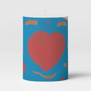 Love Circles Pillar Candle