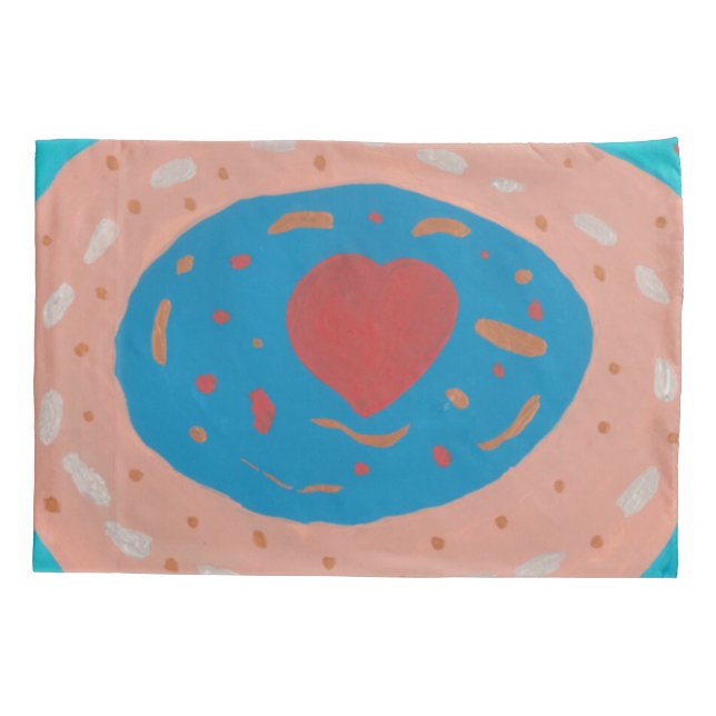 Love Circles Pillowcase (Back-Left)
