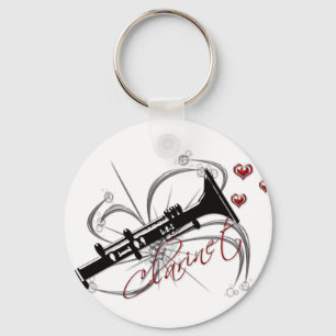 Love Clarinet Keychain