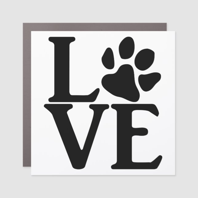 Love Classic Car Magnet (Front)