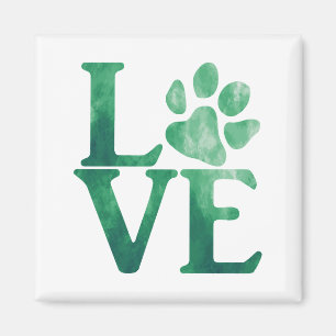 Love Classic Green Magnet