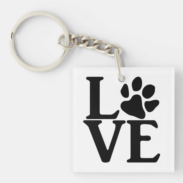 Love Classic Keychain (Front)