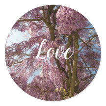 Love Classic Round Sticker