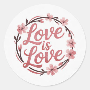 Love  classic round sticker