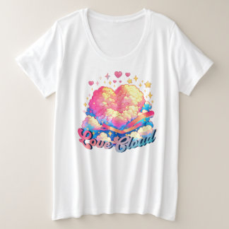Love Cloud Plus Size T-Shirt