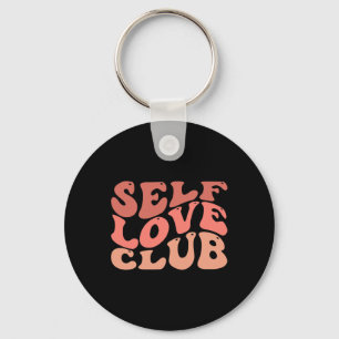 Love Club Self Love Inspirational Quote Keychain