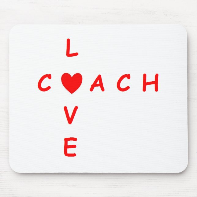 love coach mouse pad (Front)
