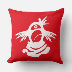 LOVE COCKATOO BEDOUIN TUAREGS BY MASANSER THROW PILLOW