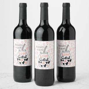 Funny Valentines Wine Bottle Tags, Date Night Gift