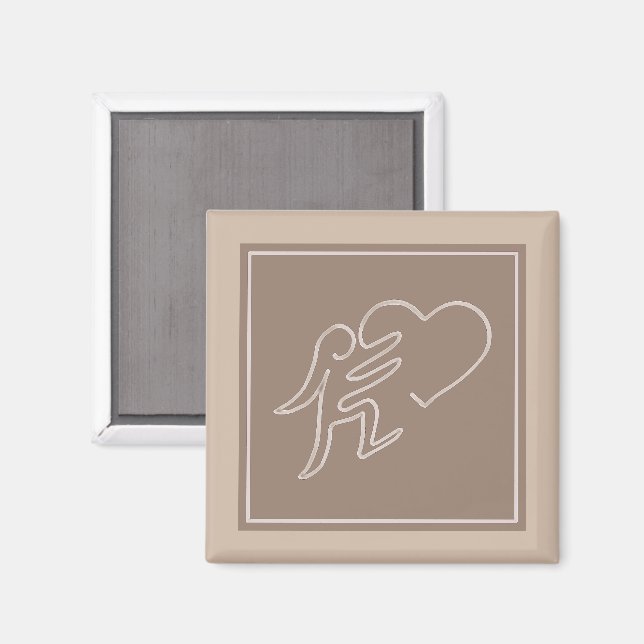 LOVE (COCOA) MAGNET (Front/Back)