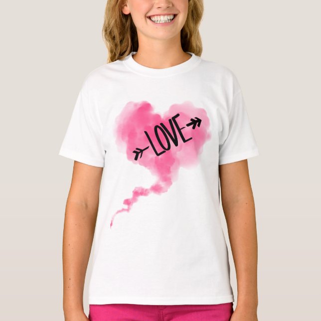Love Cœur Nuage T-shirt (Front)