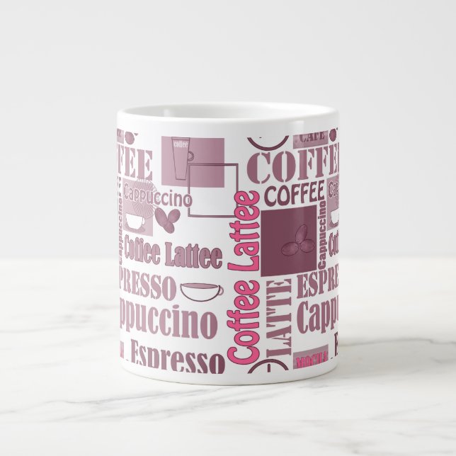Love coffee giant coffee mug (Front)