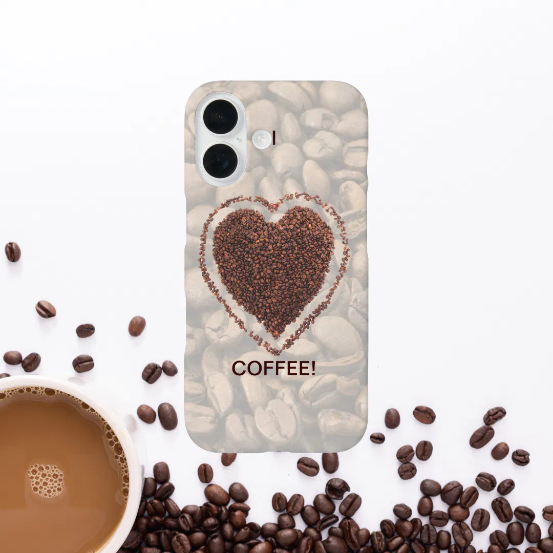 Love Coffee Heart Coffee Beans iPhone 16 Case-Mate iPhone Case (Love Coffee Heart Coffee Beans iPhone 16 Case-Mate iPhone Case)