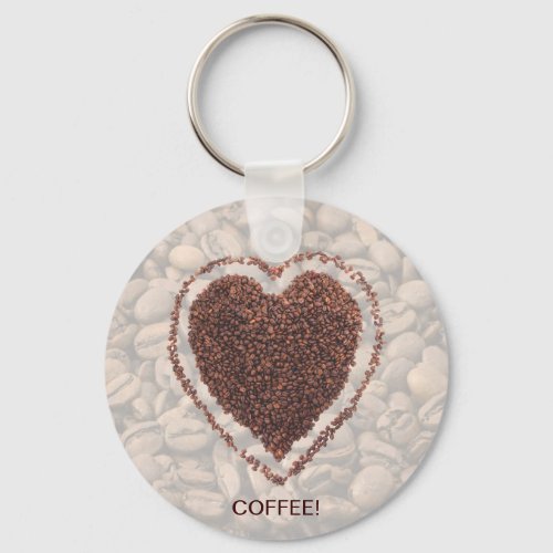 Love Coffee Keychain
