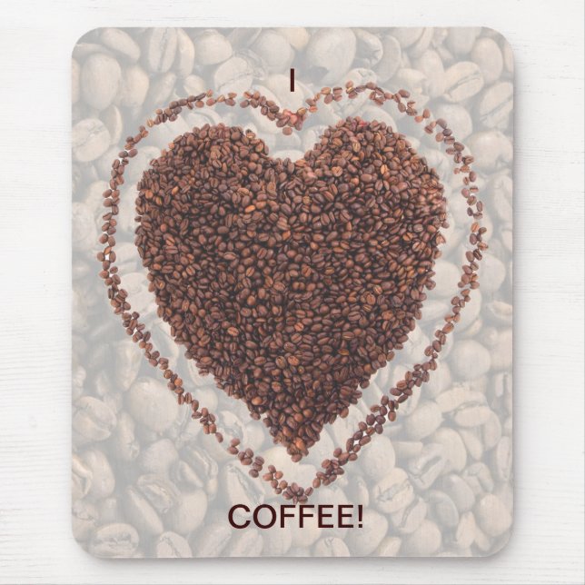 Love Coffee Mouse Pad (Front)